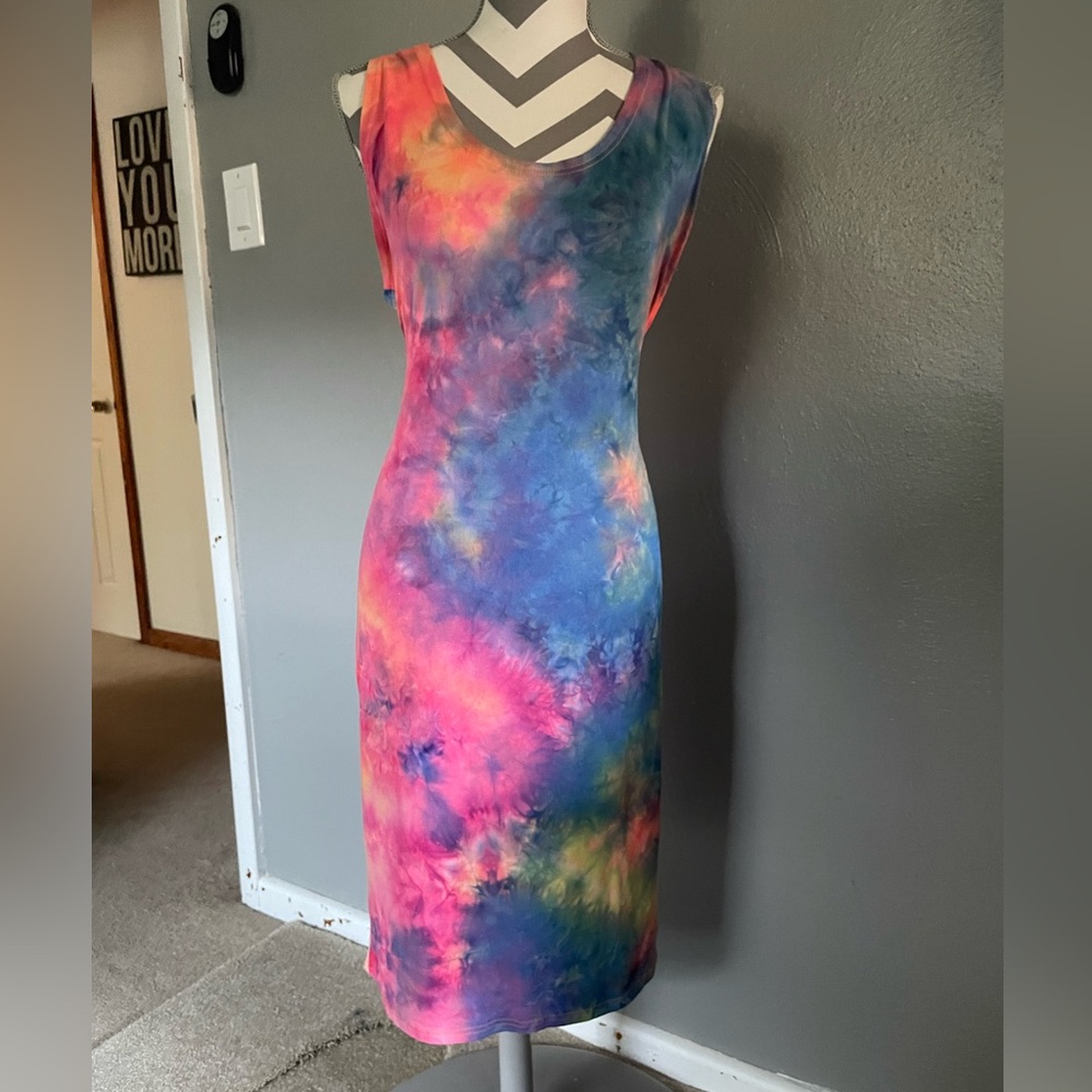 Plus Size Tye Dye Dress
